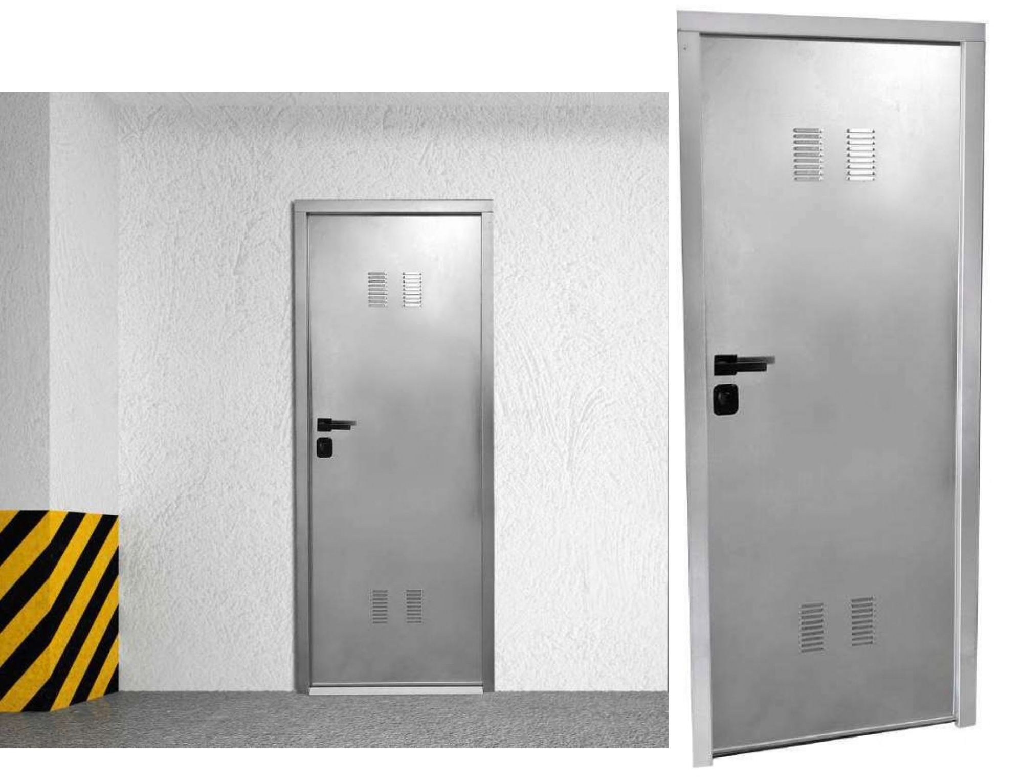 Puerta acorazada para trastero — detalle de calidad